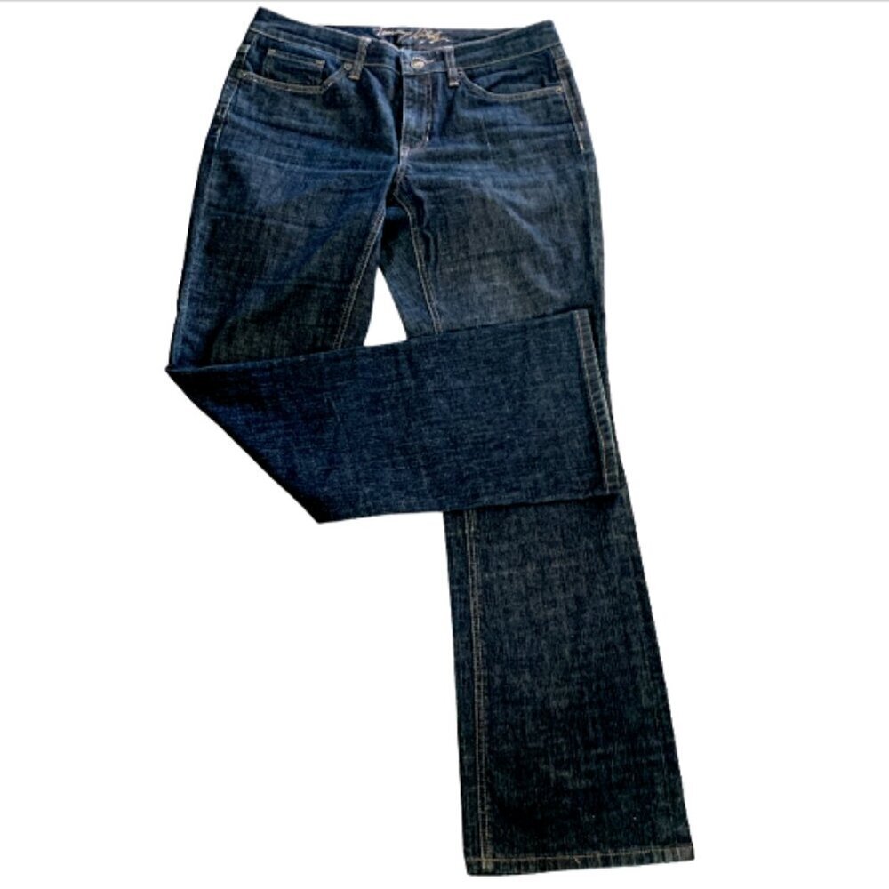 Tommy Hilfiger Blue Jeans‎ Boyfriend Mid-Rise Womens Sz 6R Dark Wash #91G